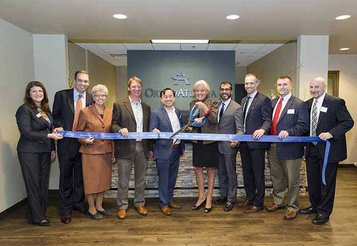 OrthoAtlanta Gwinnett Expansion ribbon cutting OrthoAtlanta Gwinnett Expansion ribbon cutting